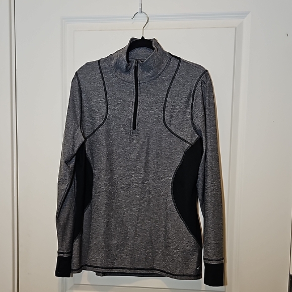 Champion Black and Grey Quarter Zip - Picture 1 of 6
